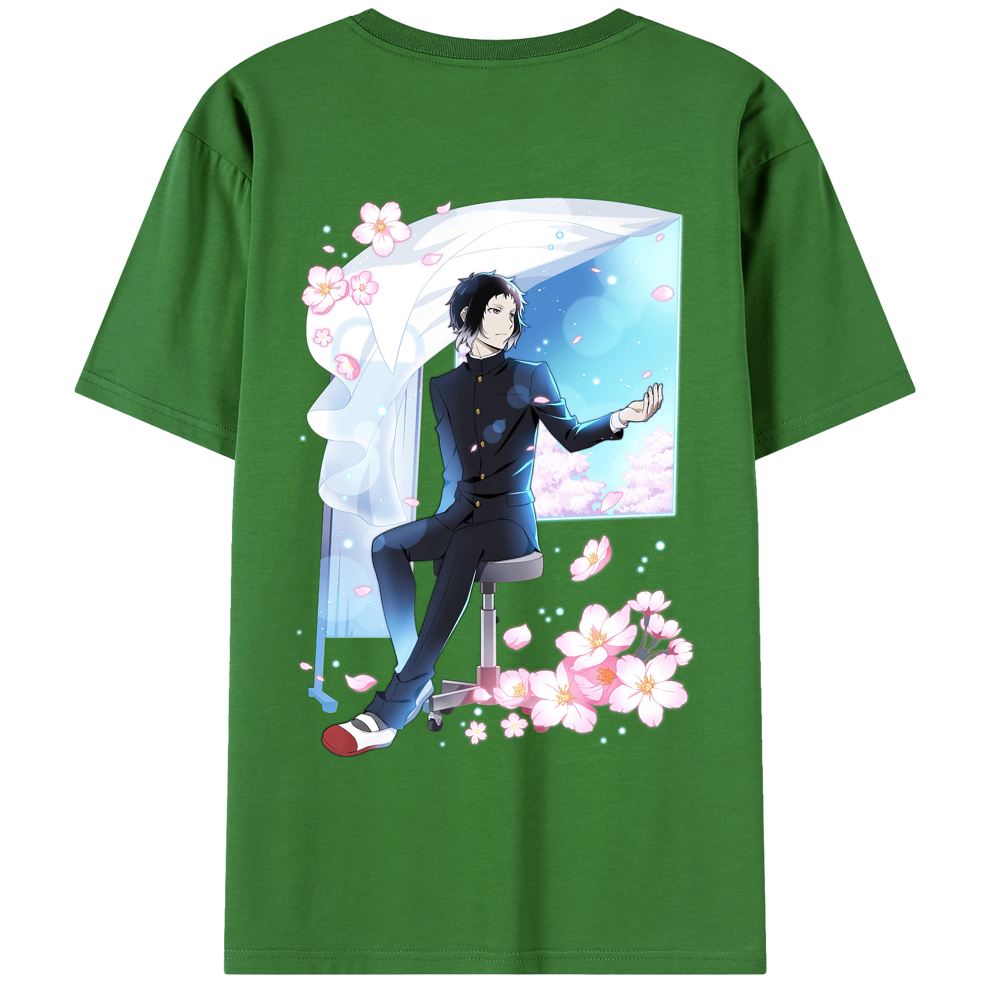 （画像用） 文豪ストレイドッグス Bungo Stray Dogs レディース半袖Tシャツ(バックプリント)